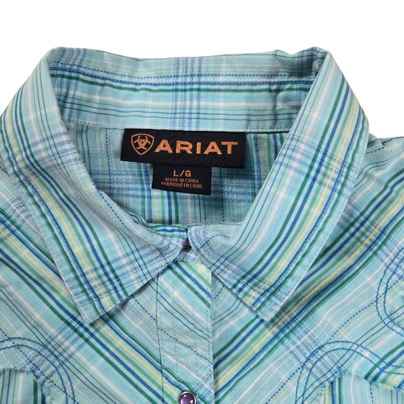 Ariat‎ Pearl Snap Button Up Shirt - Picture 3 of 15